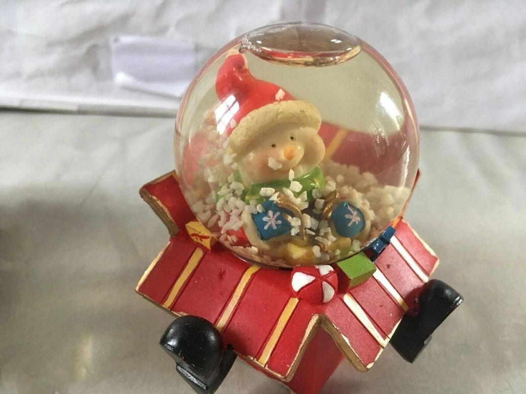 Lot de 5 snowglobes / boules de neige noel Novas Idéia de presente – photo 2